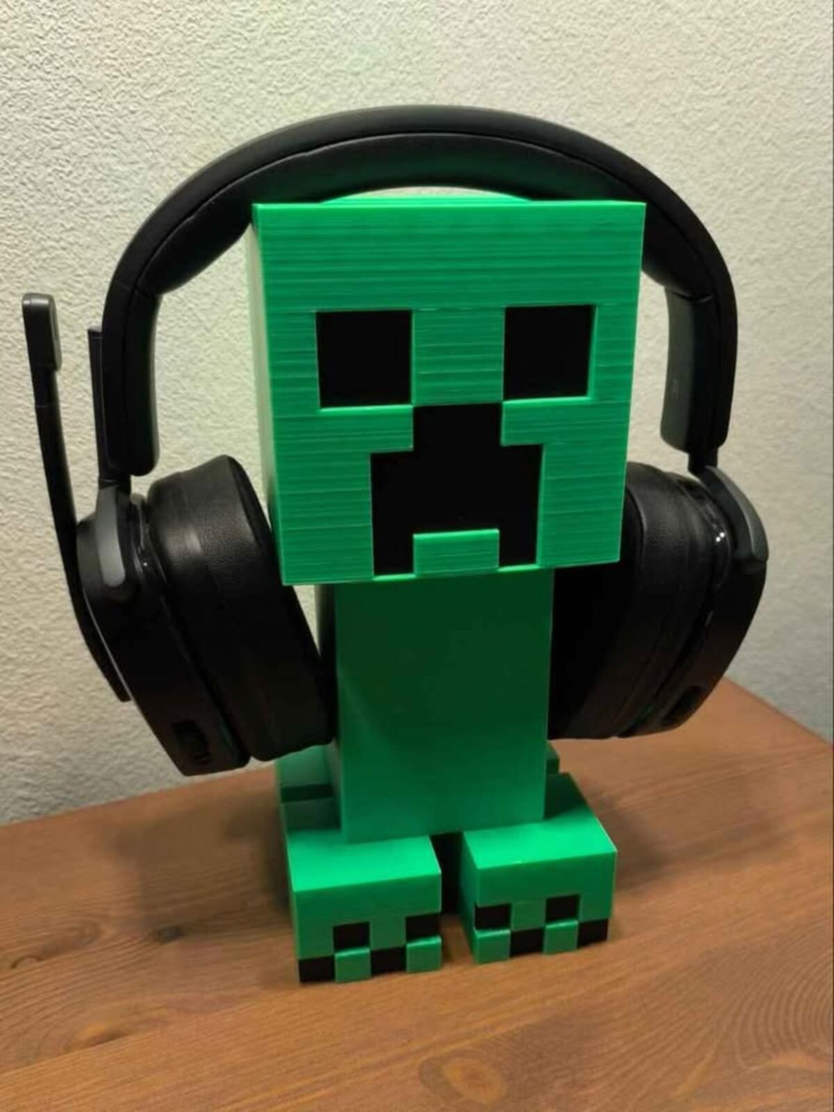 Minecraft Creeper Headphone Holder