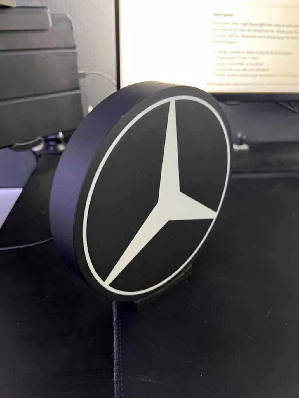 Mercedes Lightbox With Stand