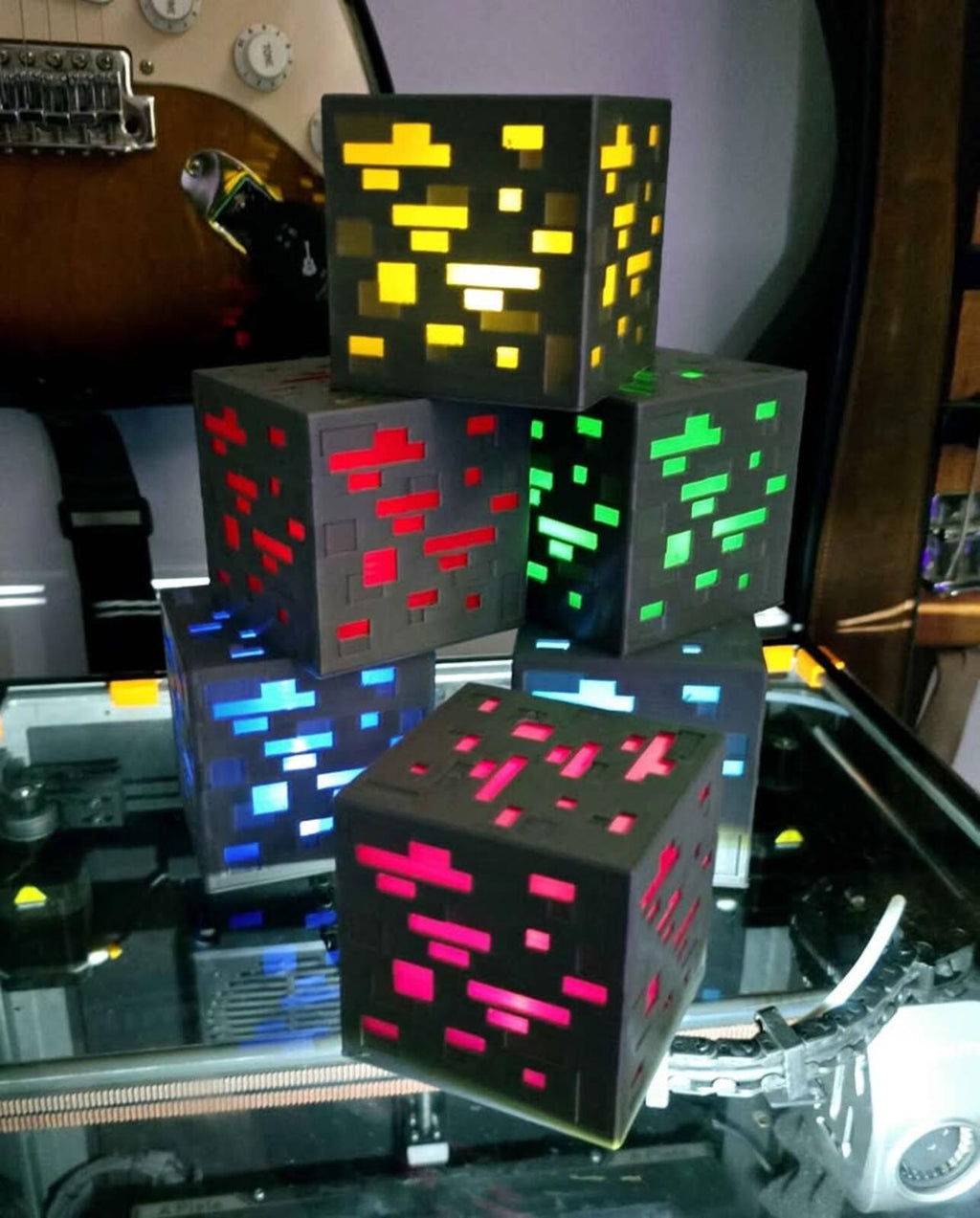 Minecraft Ore Lightbox