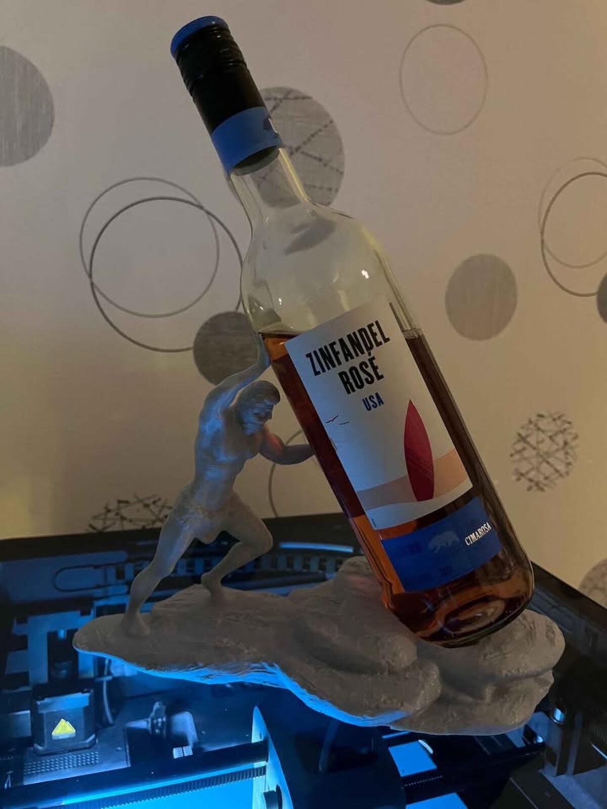 Greek God Of Wine Bottle Holder