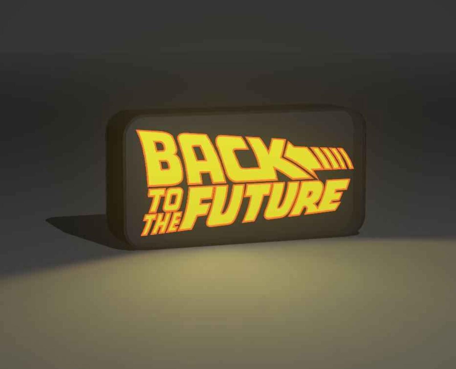Back To The Future Lightbox