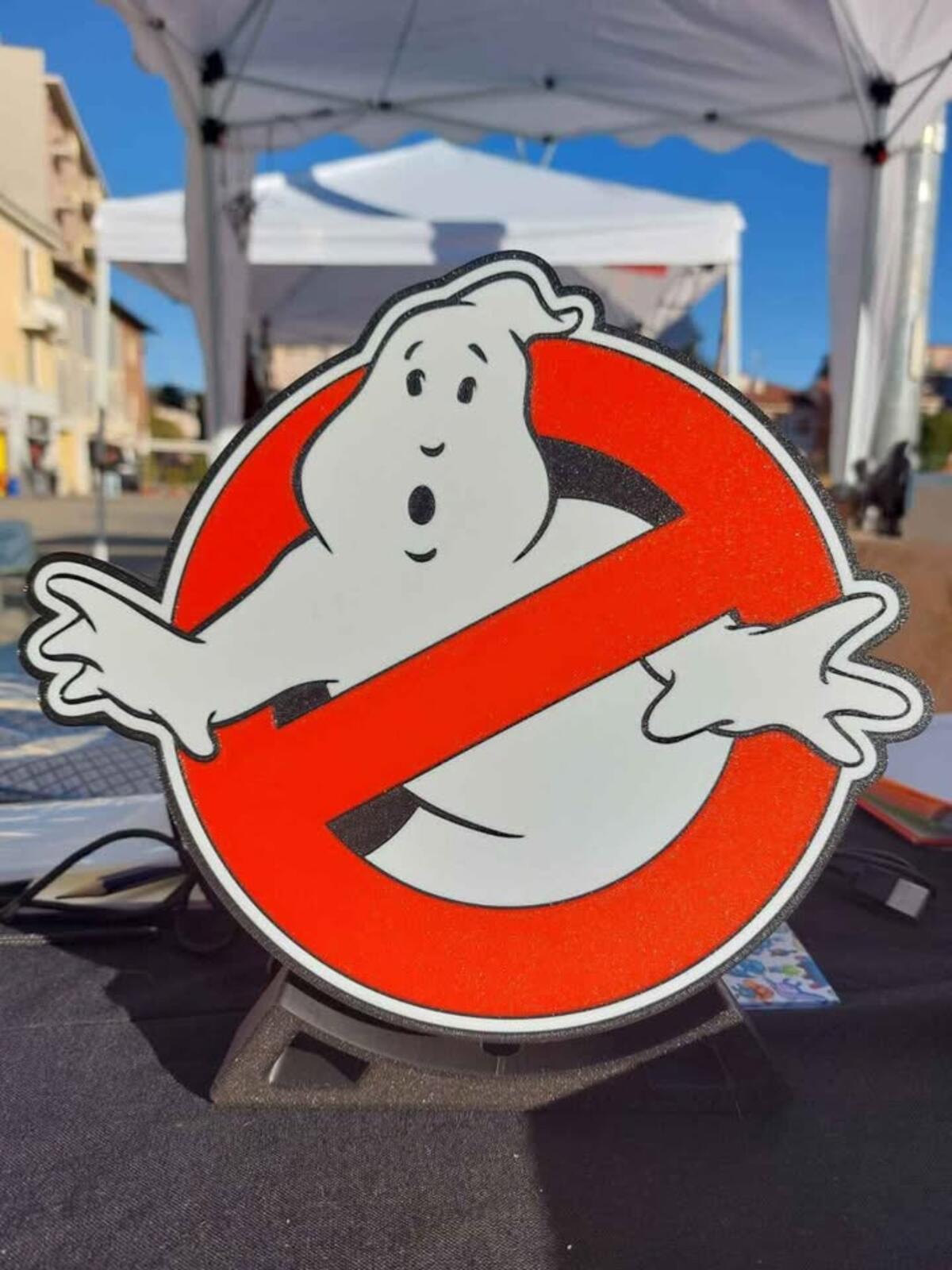 Ghostbusters Lightbox With Stand