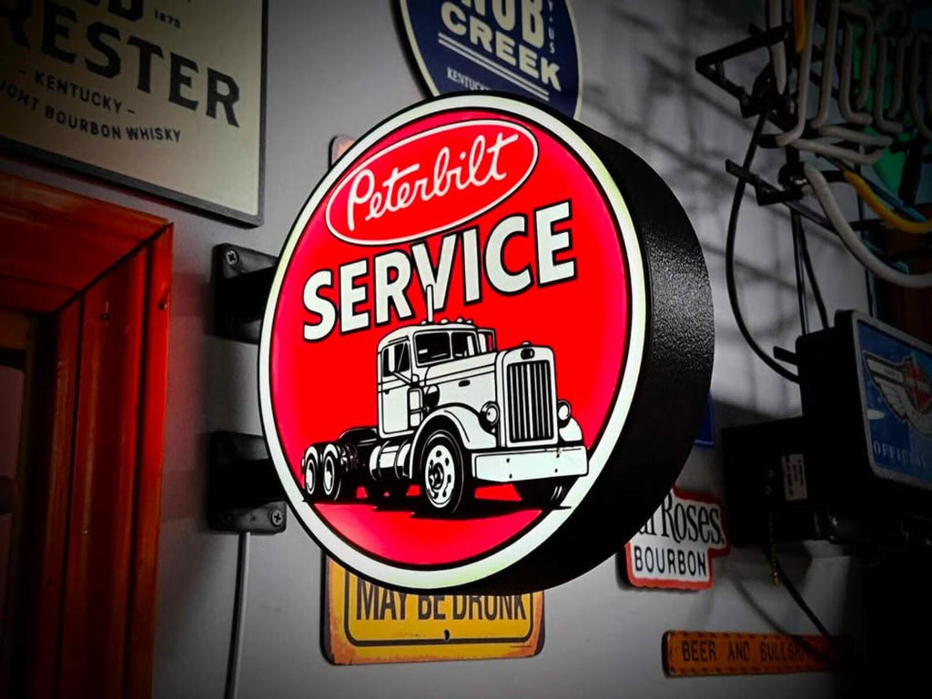 Peterbilt Double Sided Lightbox With Wall Mount