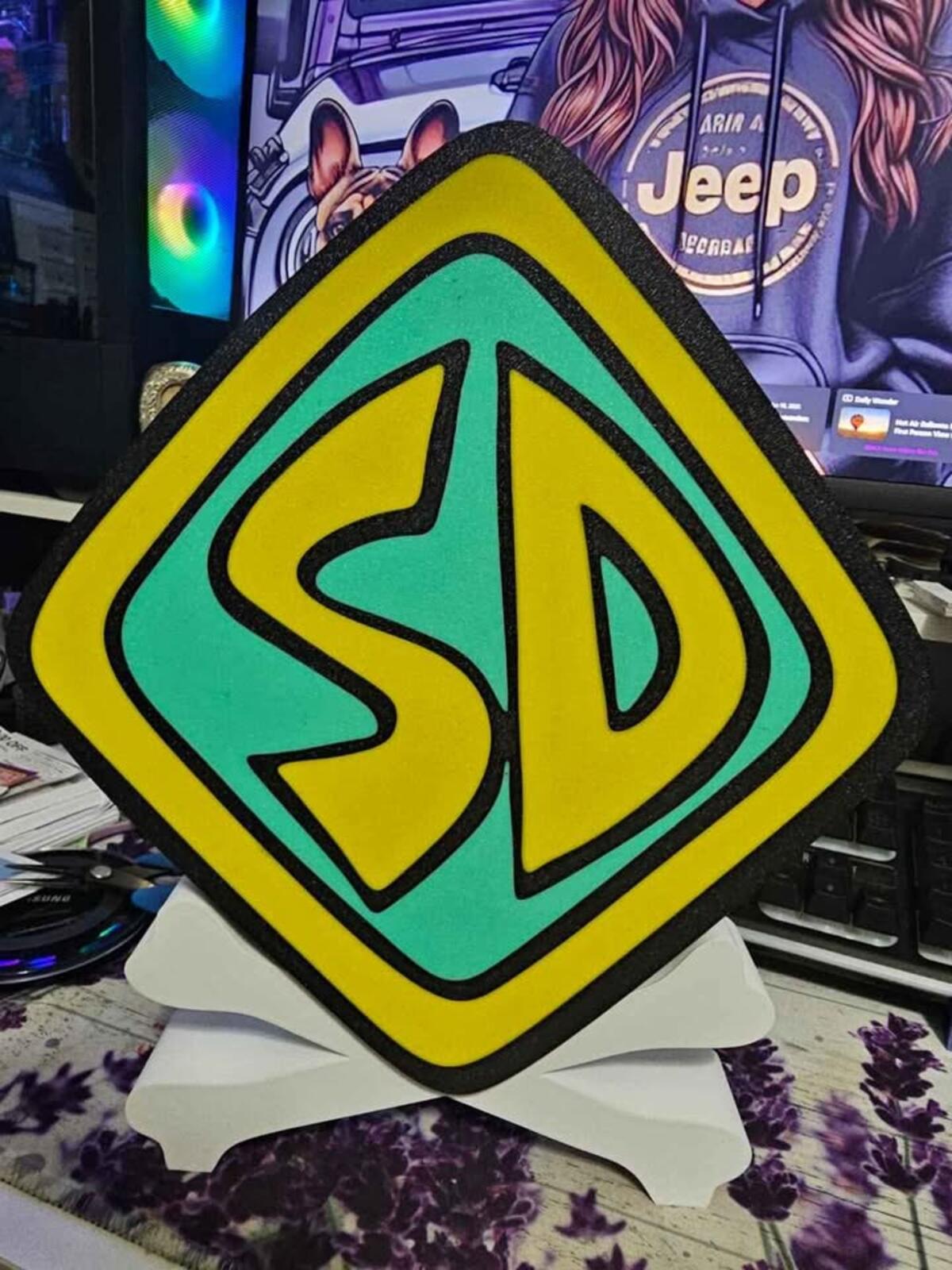 Scooby Doo Lightbox With Bone Stand