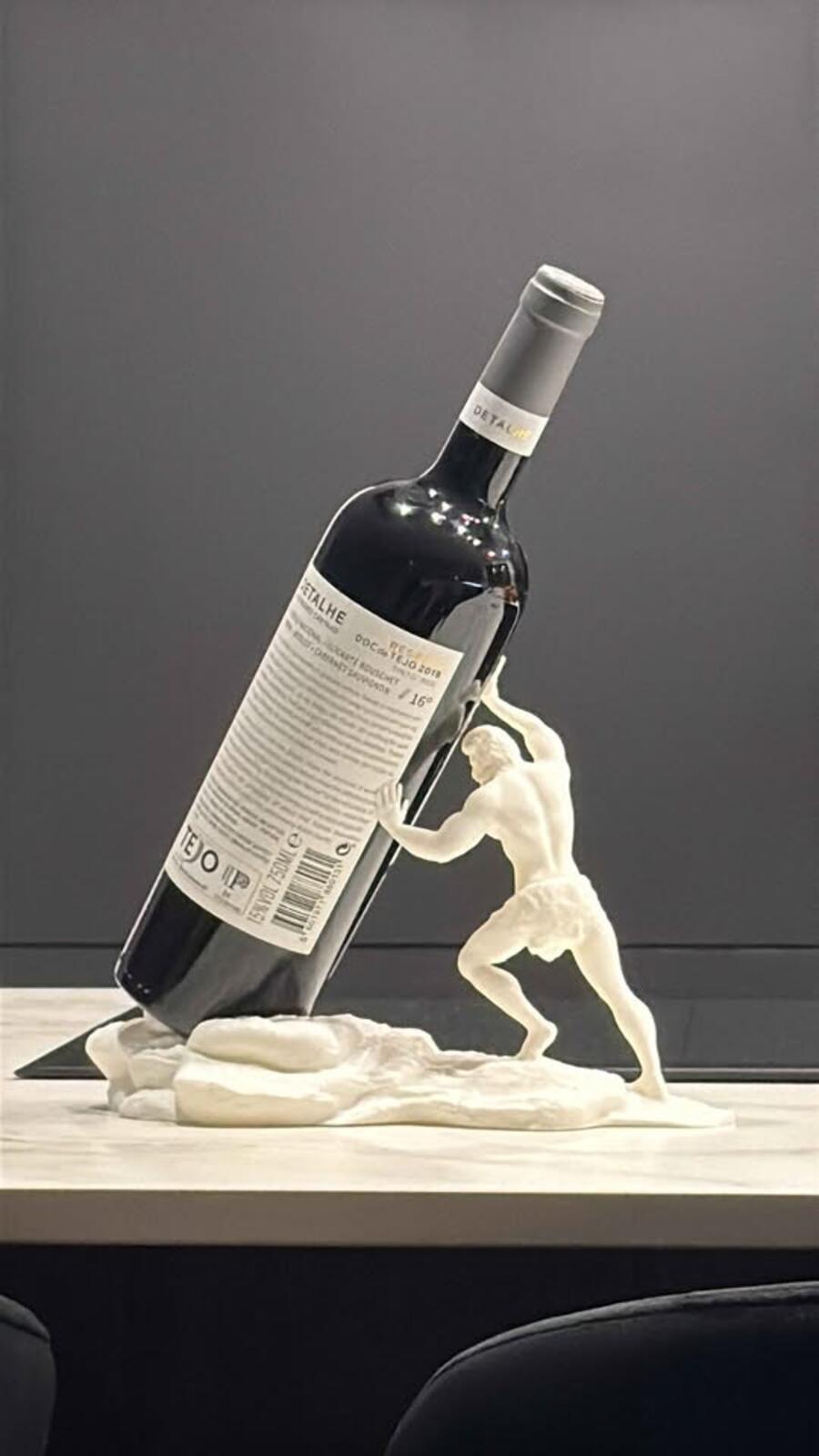 Greek God Of Wine Bottle Holder