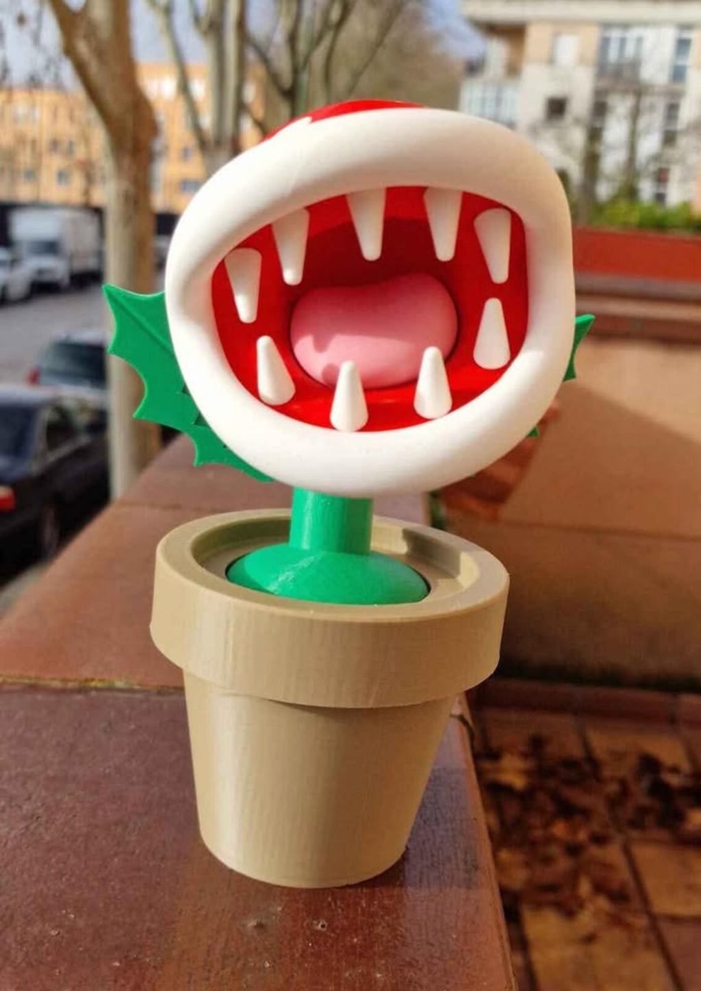 Piranha Plant From Super Mario Bros Sculpture