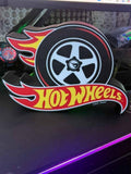 Hot Wheels Flaming Tire Lightbox