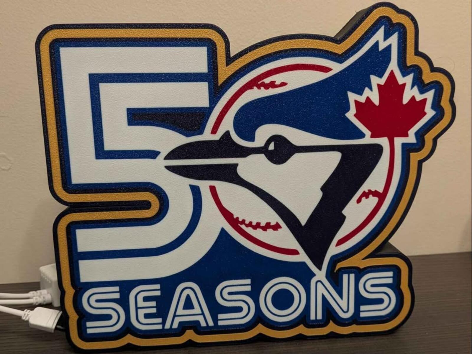 Toronto Blue Jays 50th Anniversary Lightbox