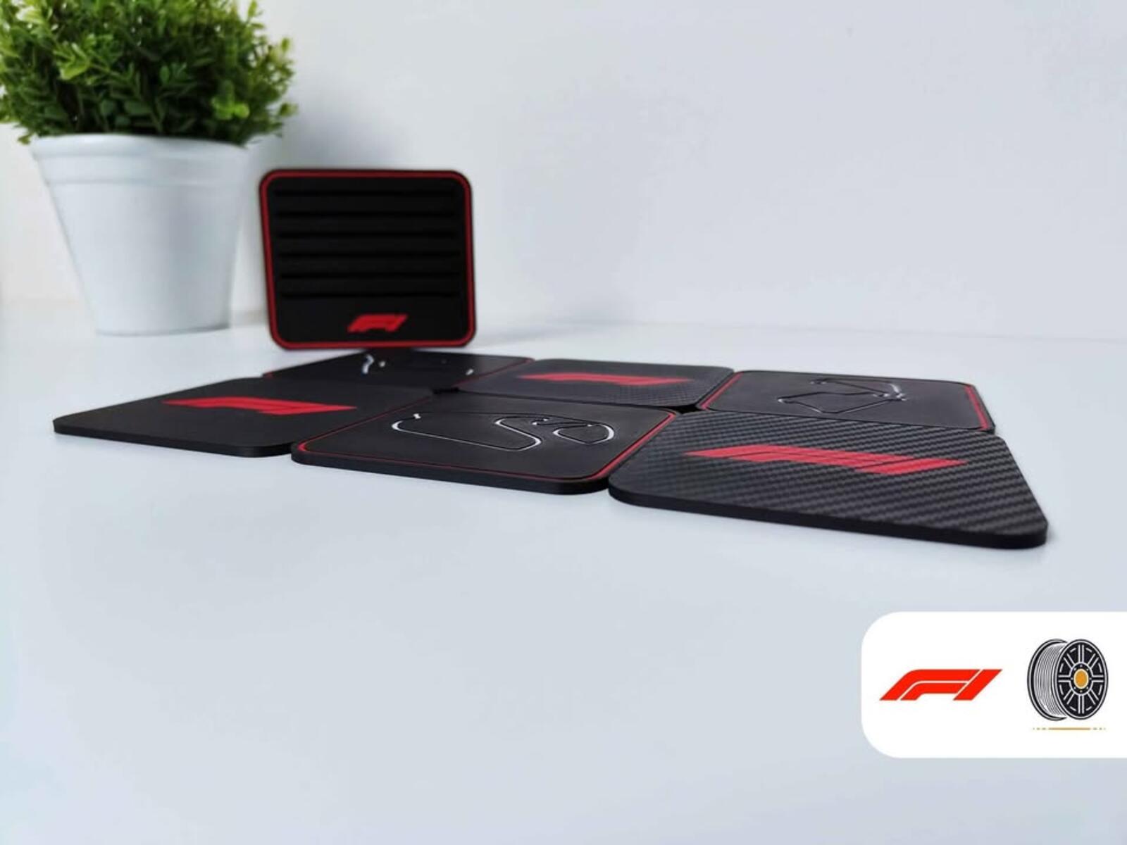 F1 Circuit Coaster Set (6)