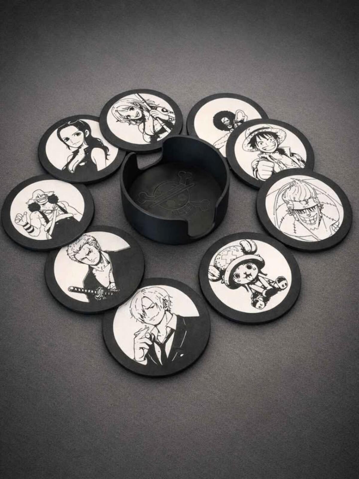 One Piece Characters Coaster Set (9)