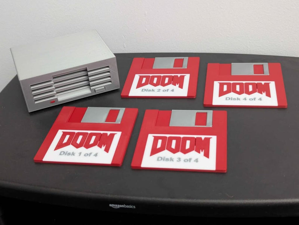 Doom Floppy Disk Coaster Set (4)