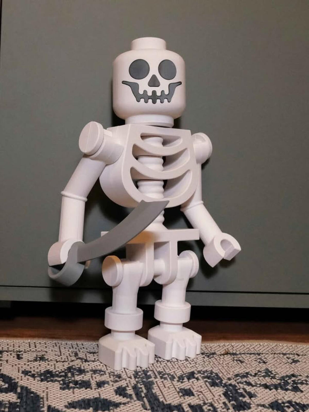 Giant Lego Skeleton With Accessories