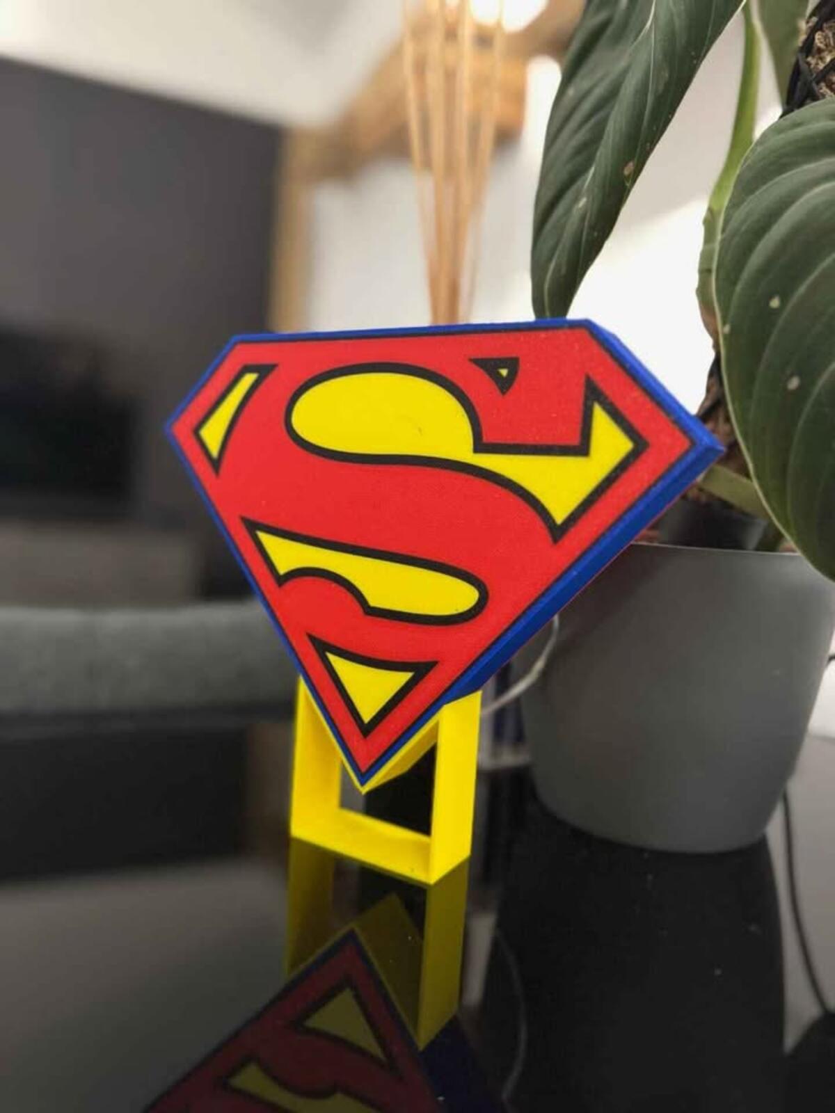 Superman Lightbox With Stand