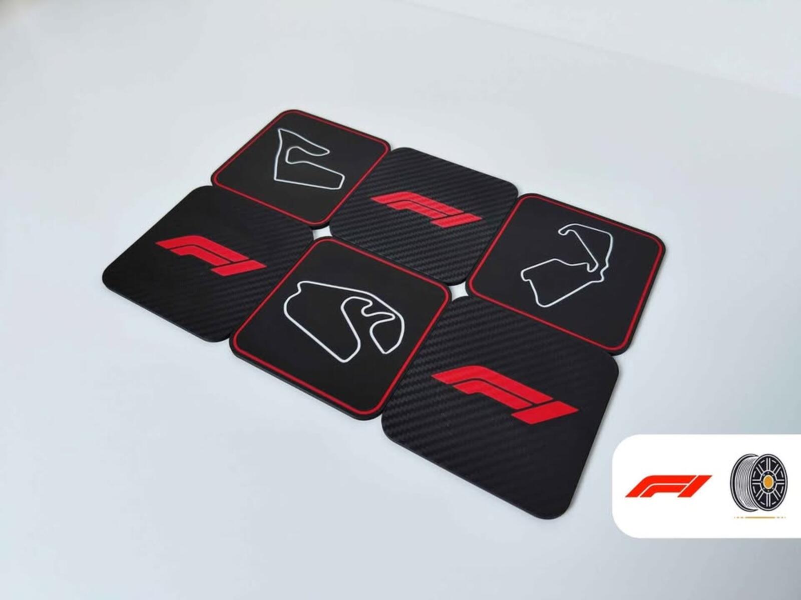 F1 Circuit Coaster Set (6)