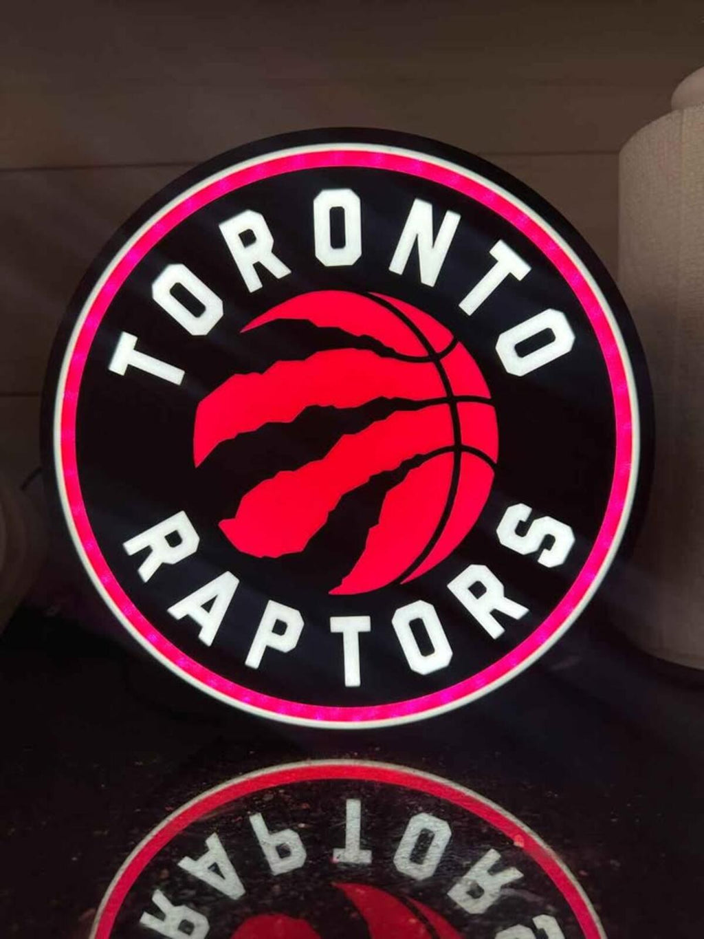 Toronto Raptors Lightbox With Stand