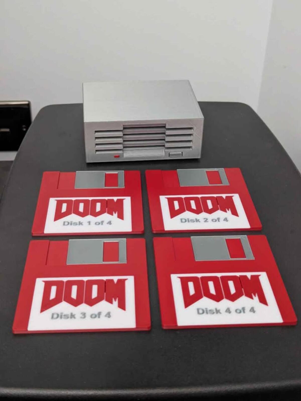 Doom Floppy Disk Coaster Set (4)