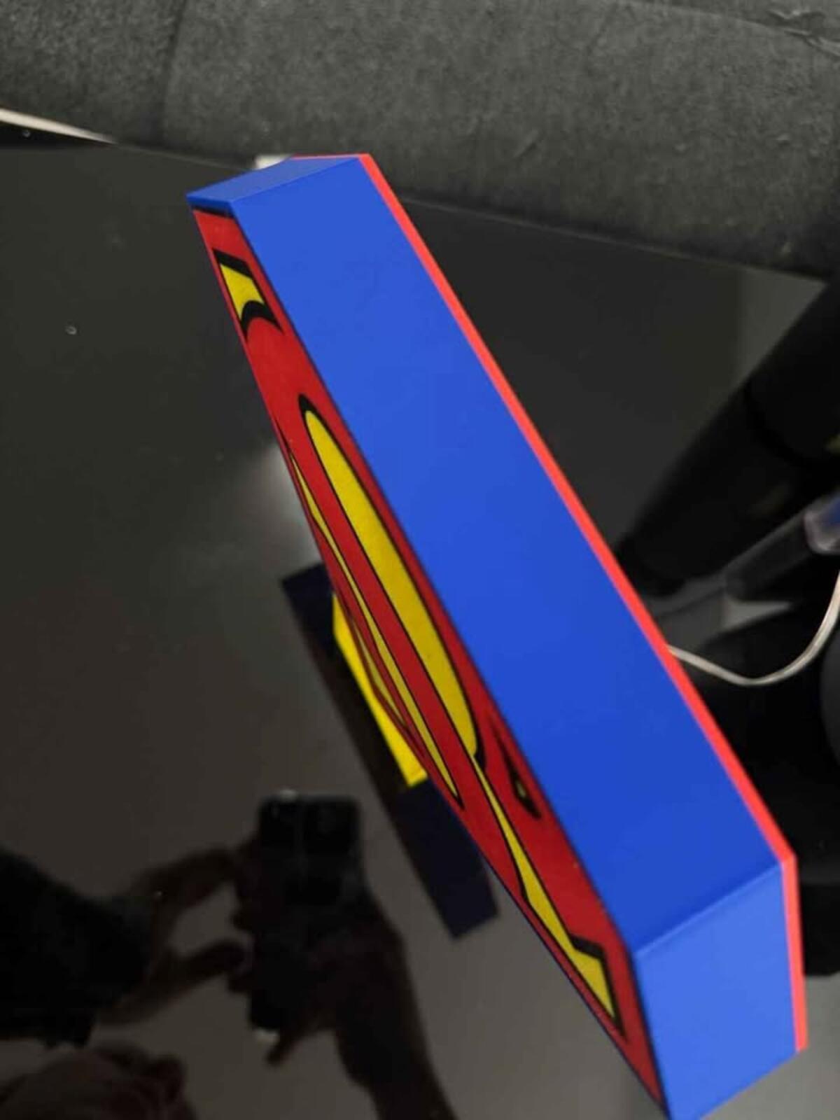 Superman Lightbox With Stand