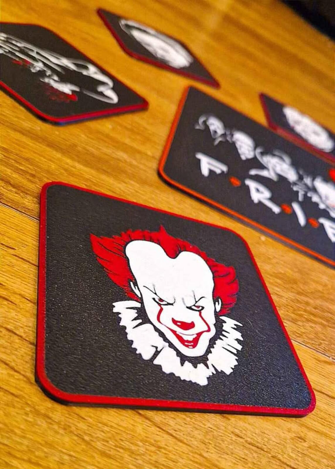 Halloween "Friends" Coaster Set (7)
