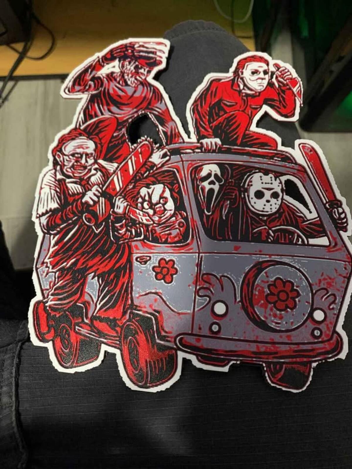 Horror Machine Plaque With Easel