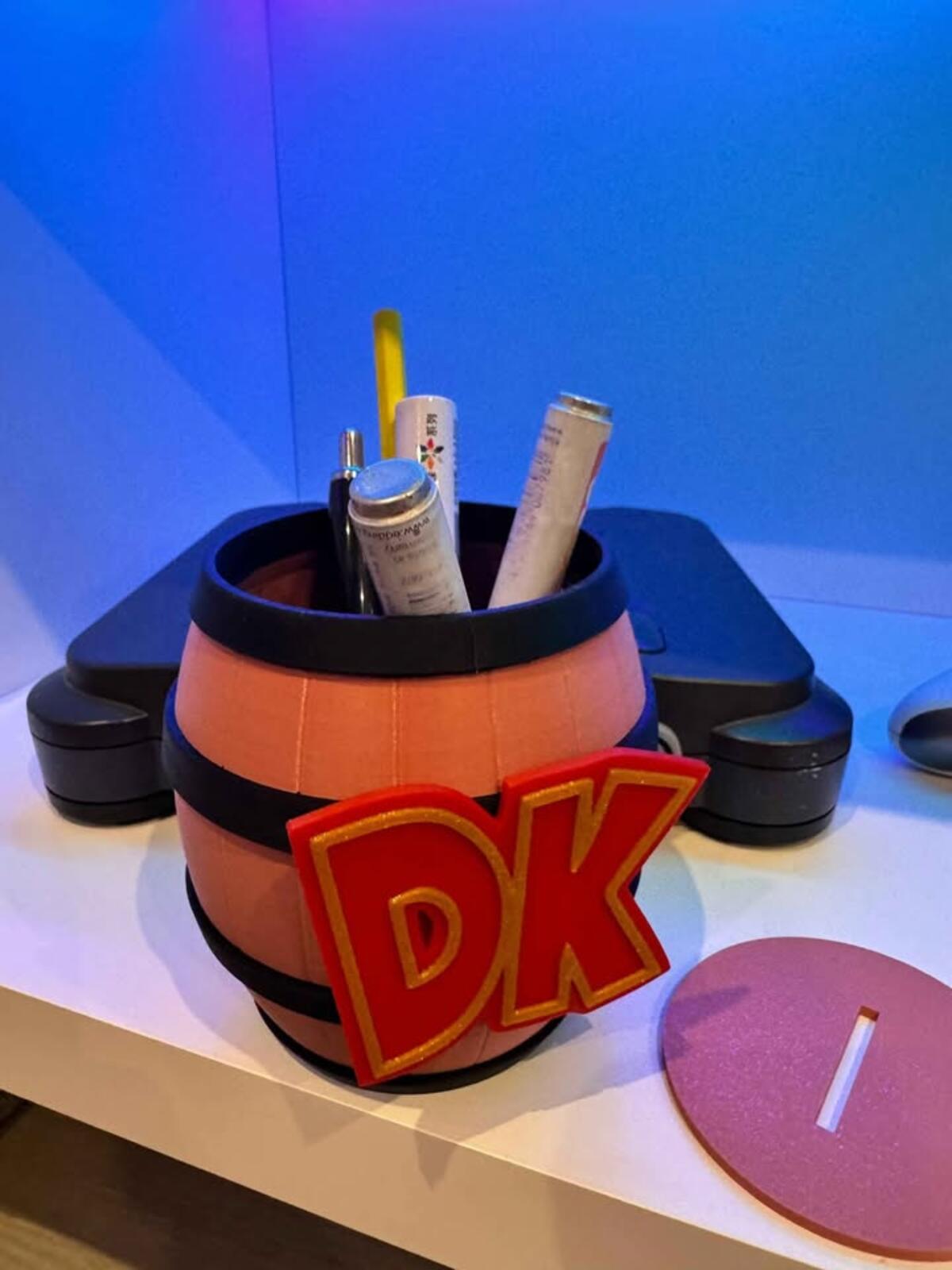 Donkey Kong Piggy Bank Barrel