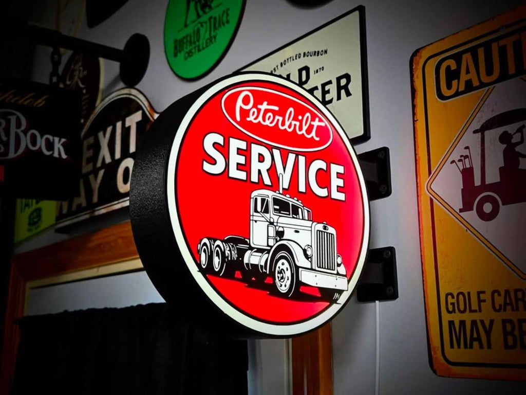 Peterbilt Double Sided Lightbox With Wall Mount