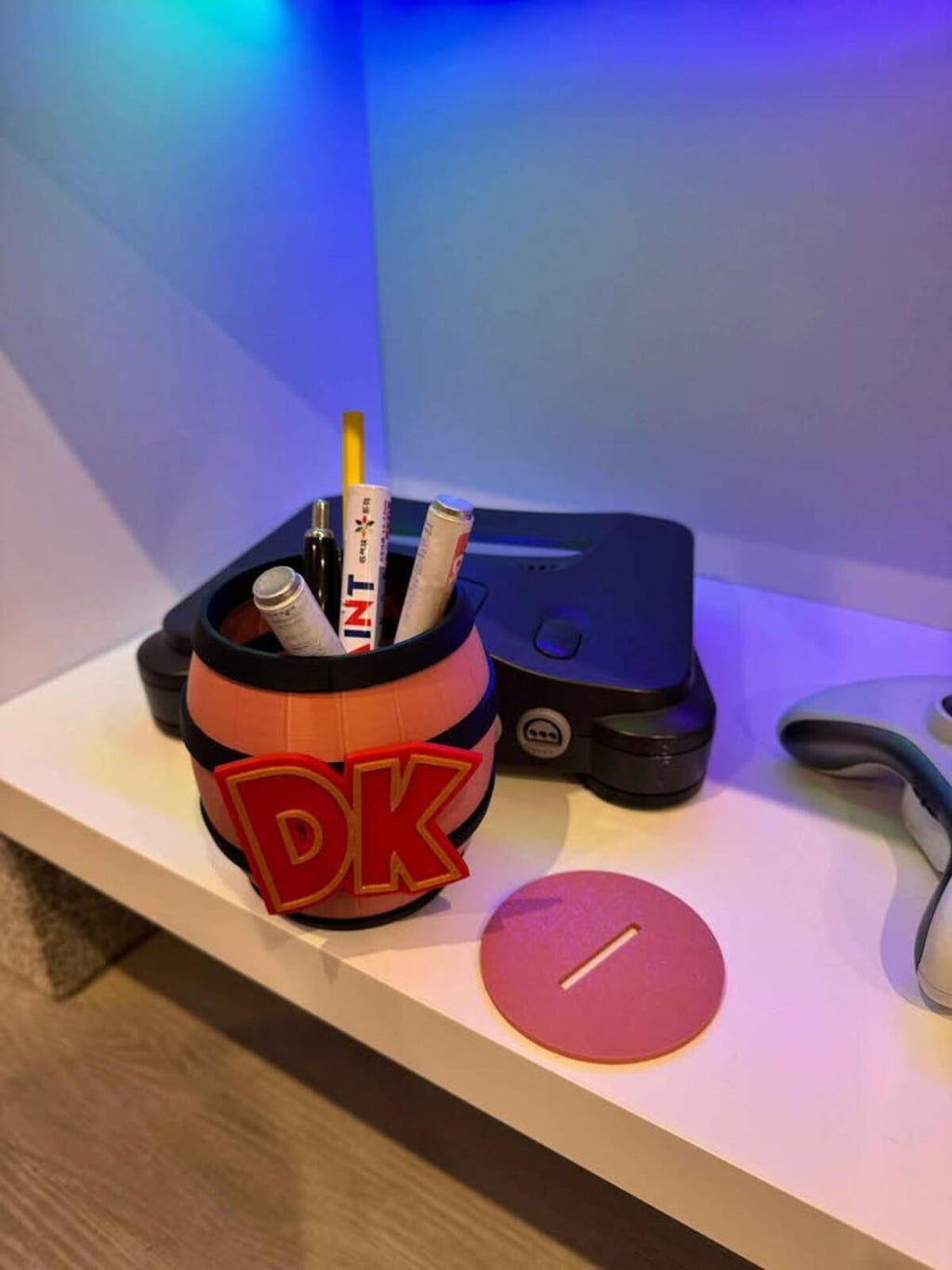 Donkey Kong Piggy Bank Barrel