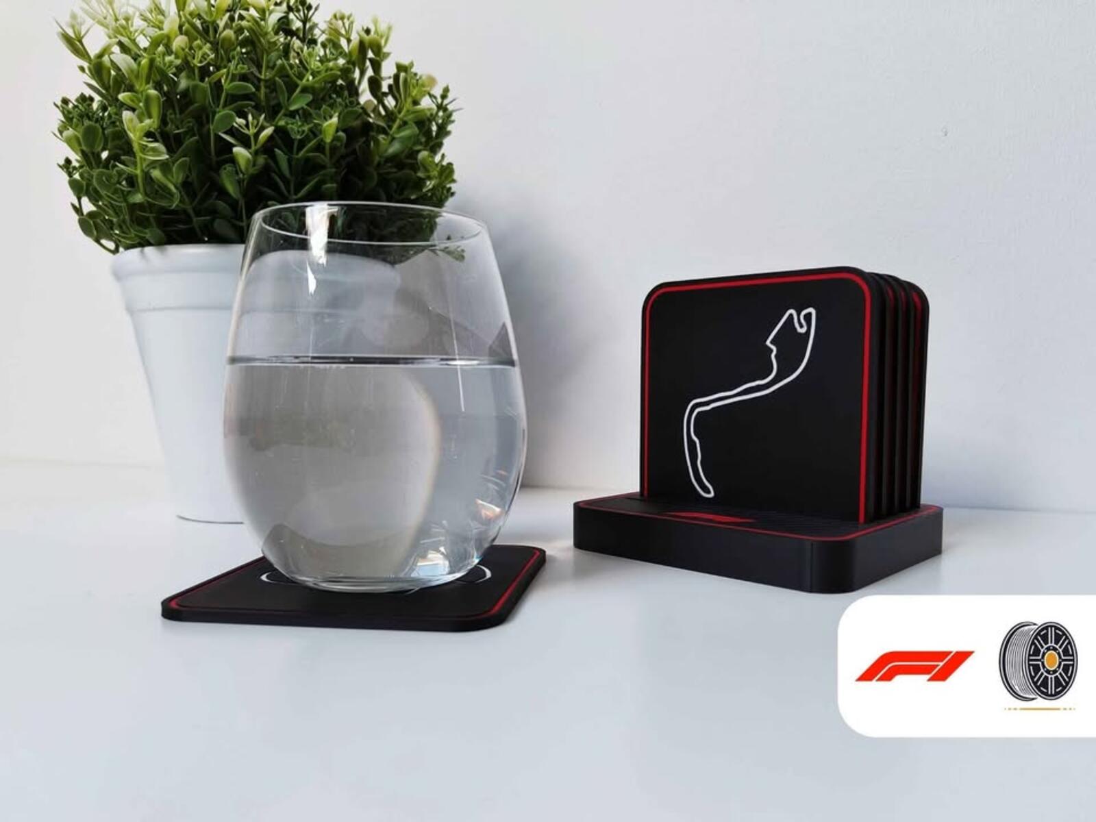 F1 Circuit Coaster Set (6)
