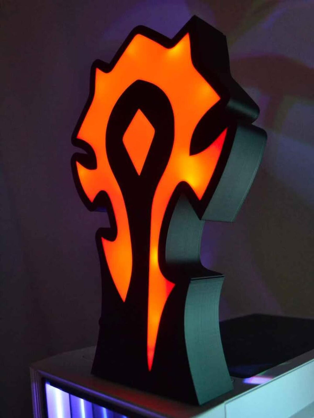 World Of Warcraft Horde Lightbox With Stand