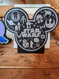 Disney Star Wars Lightbox With Stand