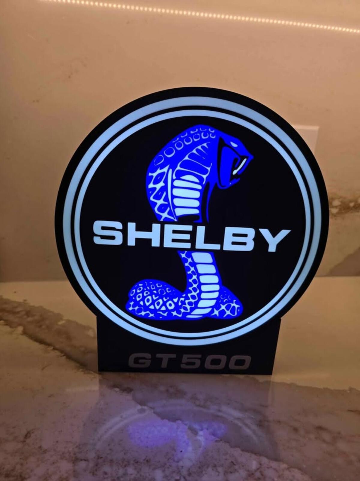 Shelby GT500 Lightbox With Stand