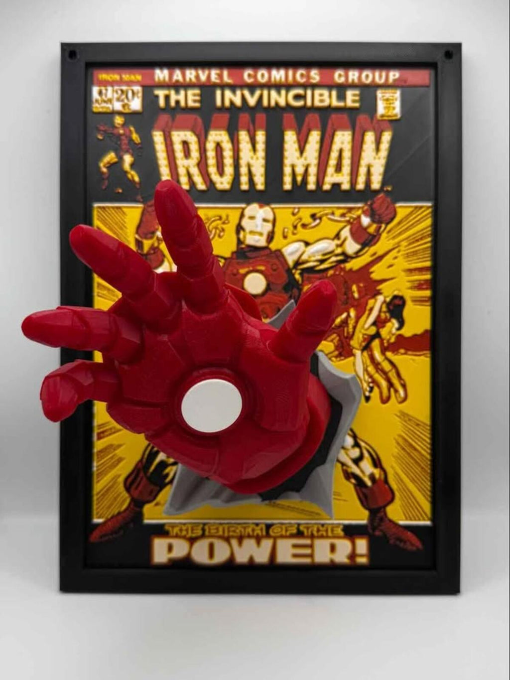 Iron Man Comic Cover Pop Out Plaque
