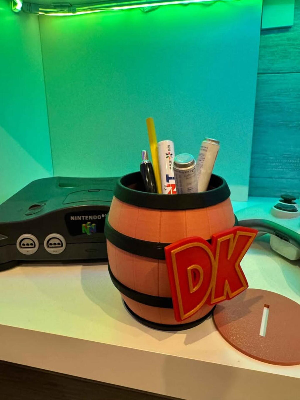 Donkey Kong Piggy Bank Barrel