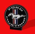 Ford Vintage Mustang Lightbox With Stand
