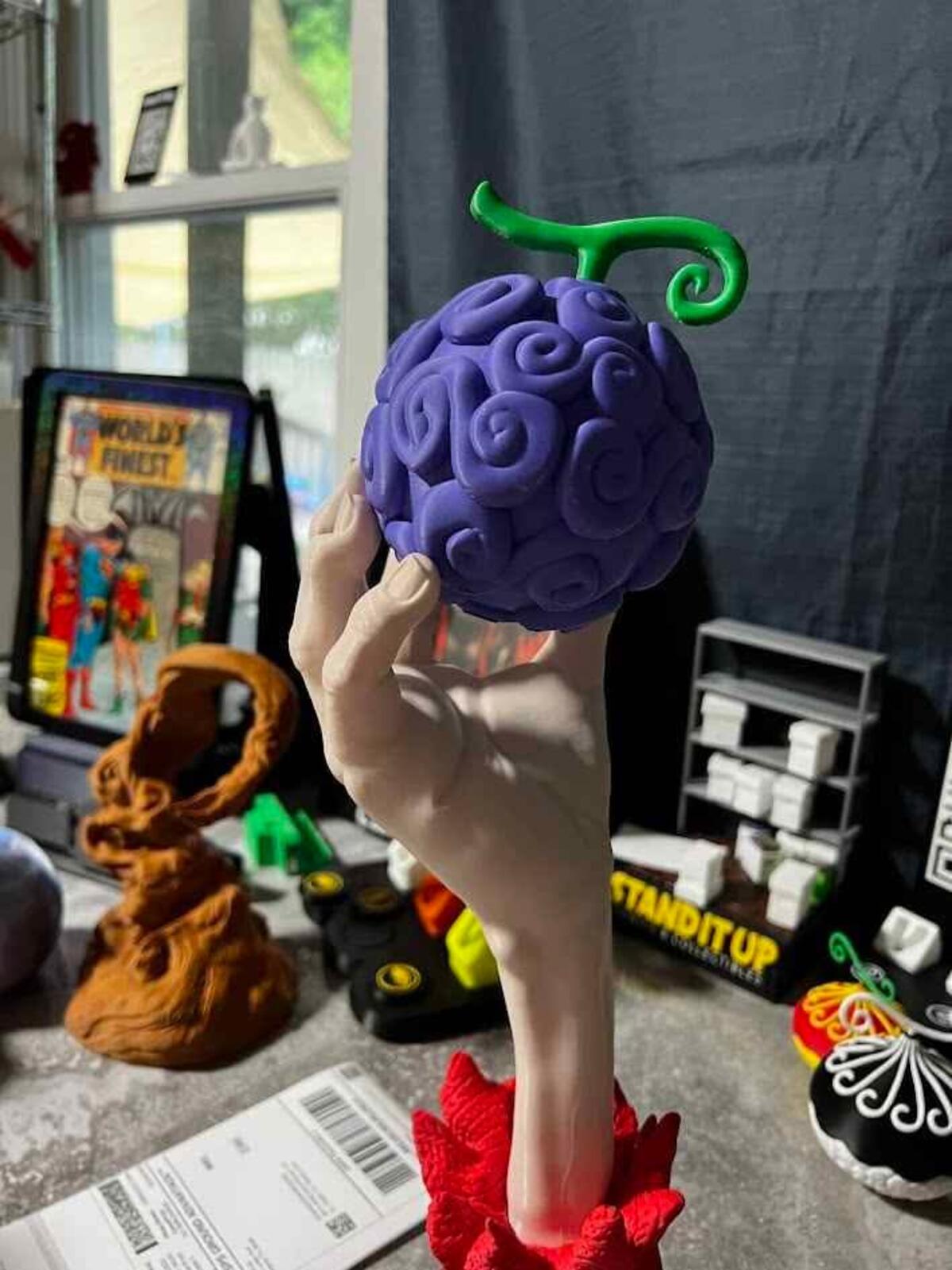 Luffy's Hand With Devil Fruit Display
