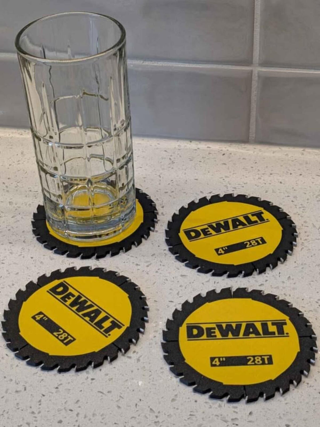 DeWalt Saw Blade Coaster Set (4)