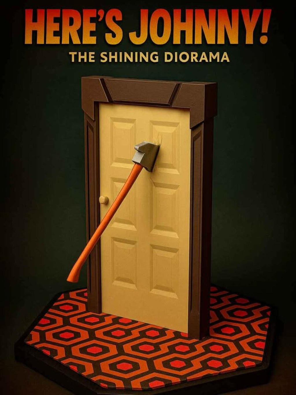 Here's Johnny! Diorama