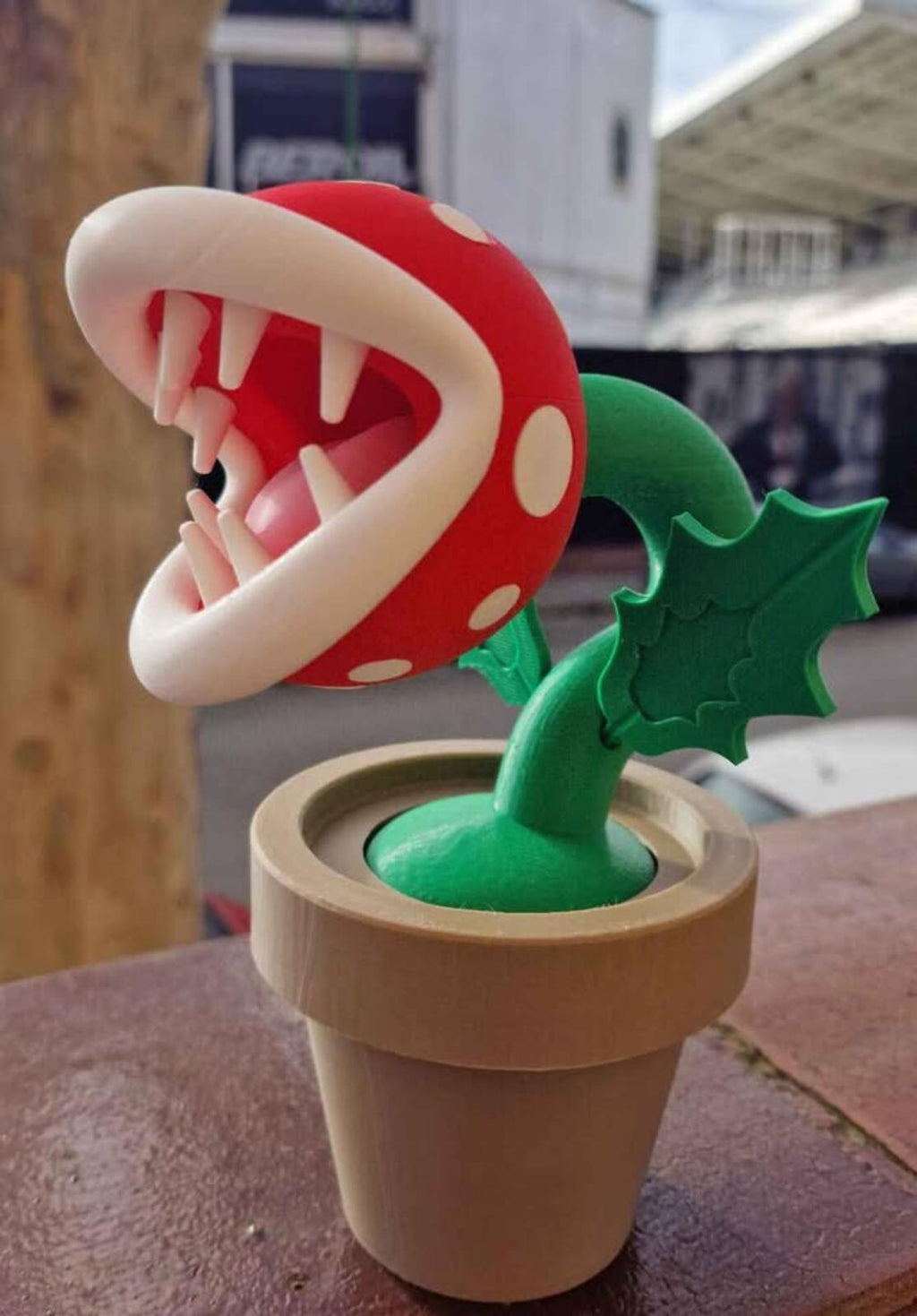 Piranha Plant From Super Mario Bros Sculpture