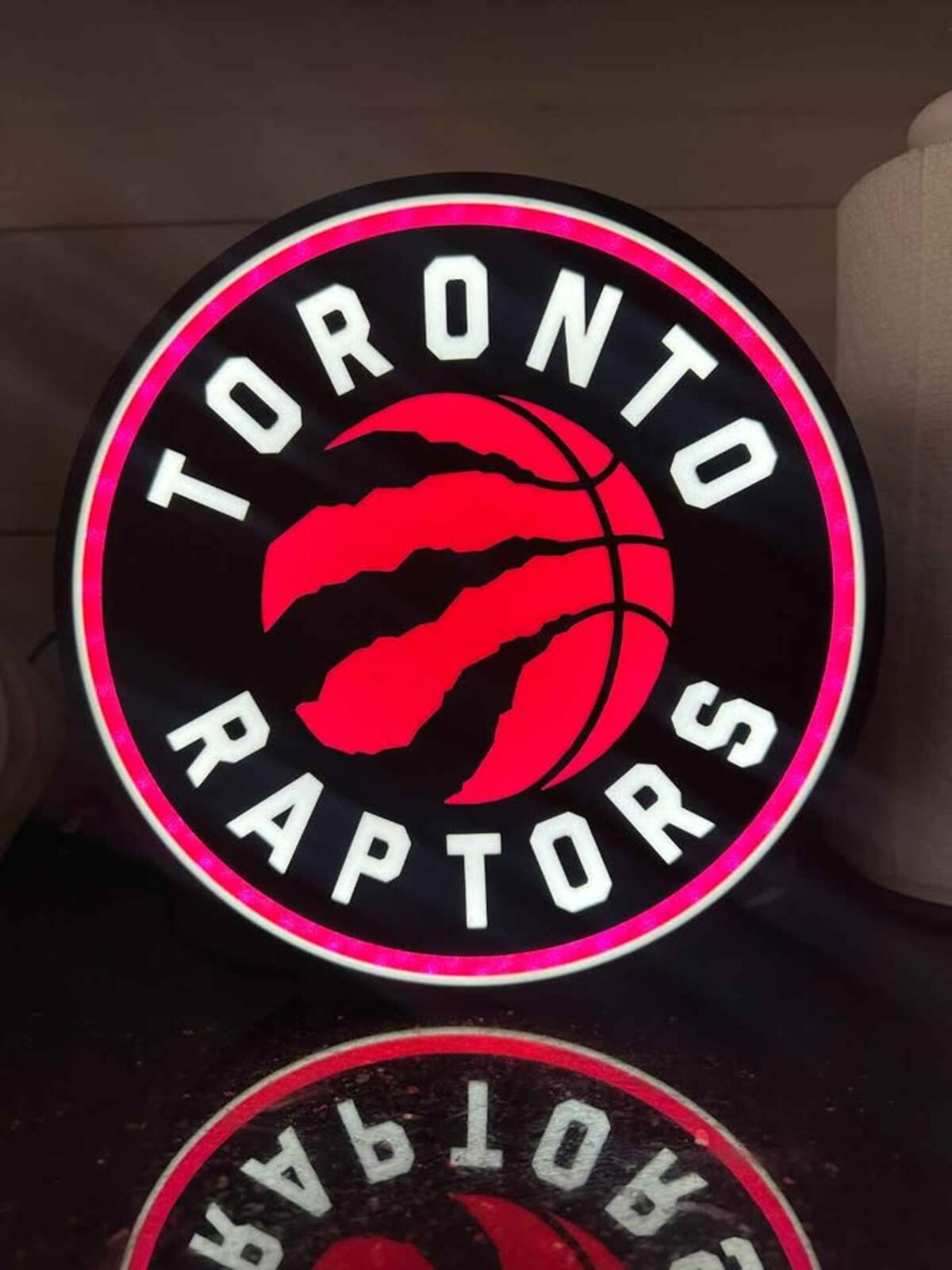 Toronto Raptors Lightbox With Stand