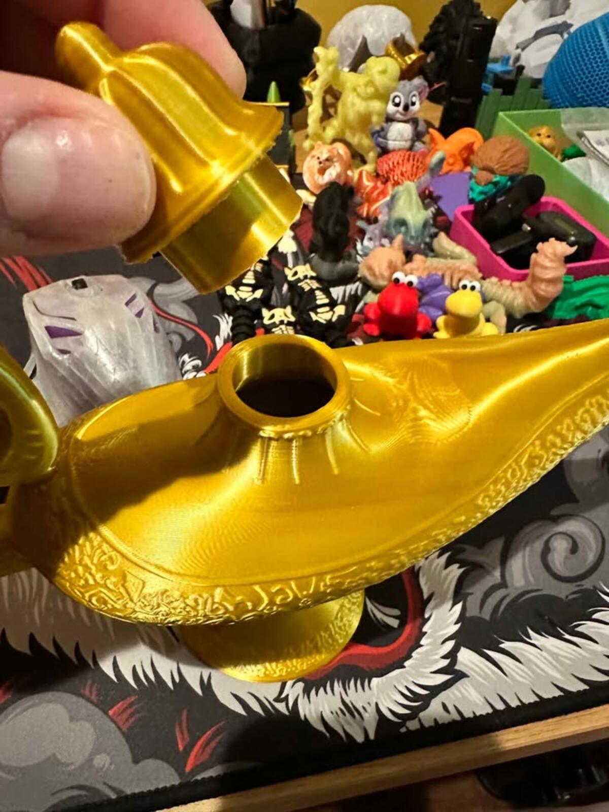 The Genies Lamp From Aladdin Sculpture