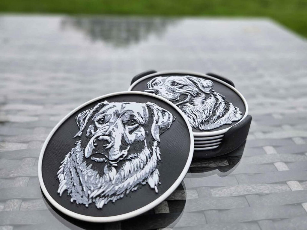Golden Retriever Coaster Set (6)