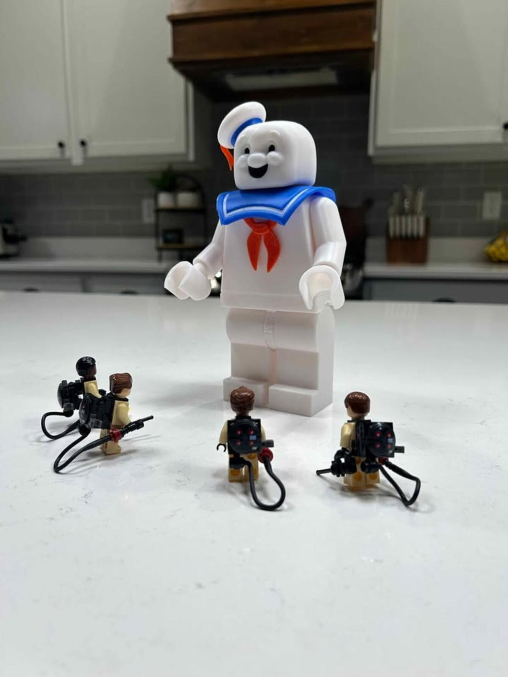 Giant Lego Marshmallow Man
