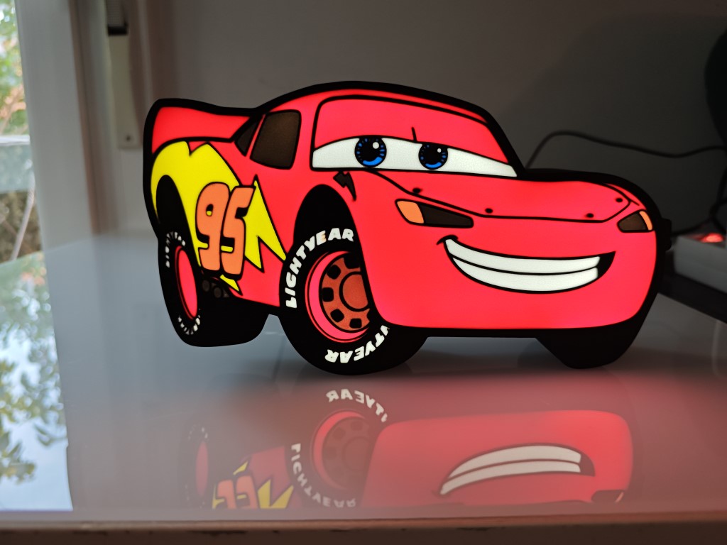 Lightning McQueen Lightbox